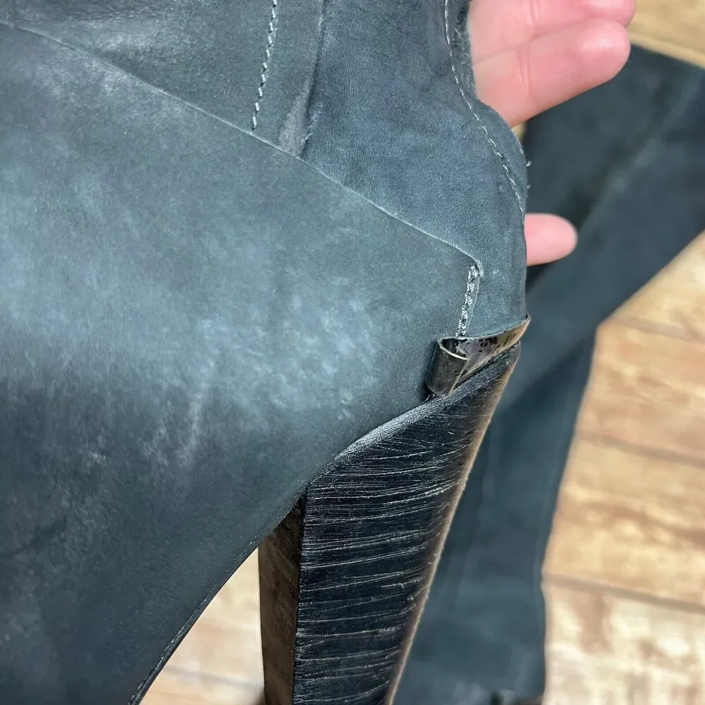 Sam Edelman NORWICK 6.5 M  Boots Black‎ Over Knee Heel